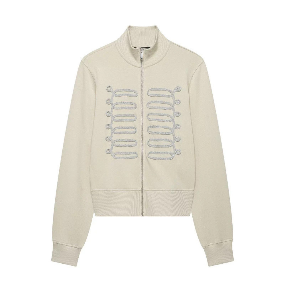 ZARA Fashionable Rope Knot Closure Jacket - Picture 3 of 5